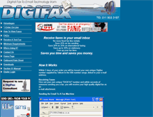 Tablet Screenshot of digifax.co.za